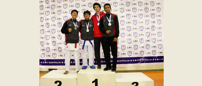 Seleccionado villarrealino de karate logra 15 medallas en torneo nacional universitario