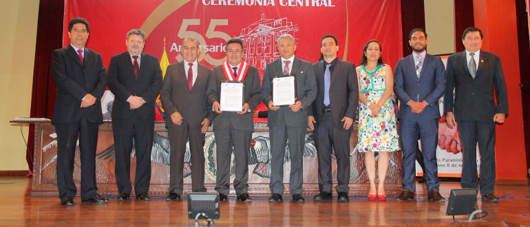 Firma de convenio con Universidad Técnica de Machala rubrica 20 años de paz entre el Perú y el Ecuador