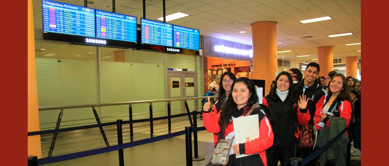 Partieron a Colombia estudiantes villarrealinos que estudiarán en Universidad ECCI