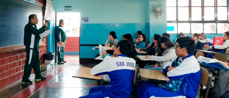 Escolares de San Juan de Lurigancho, La Victoria y región Callao conocen muestras carreras